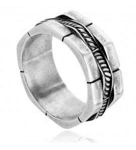 Bague homme argent Babucar