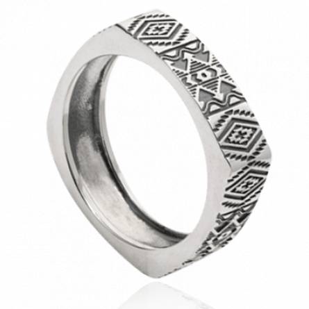 Bague homme argent Jaid