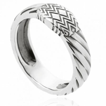 Bague homme argent Kalone