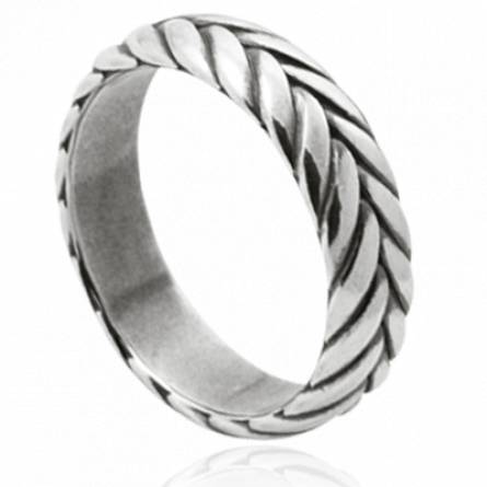 Bague homme argent Kaptin