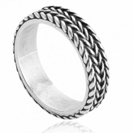 Bague homme argent Kristino