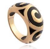 Bague Nera Cochlea