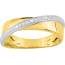 Bague or femme ligne de diamants 2