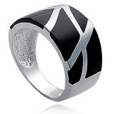 Bague Résine Croisée