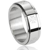 Bague steel Aspen