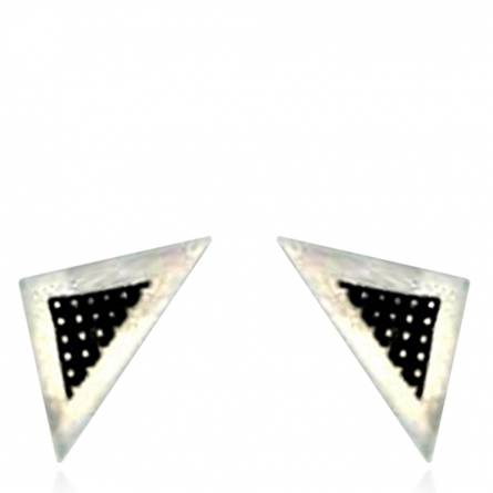 Boucle d'oreille Minimaliste triangle