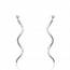 Boucles d'oreilles argent liquide mini