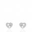 Boucles d'oreilles coeur impressions mini