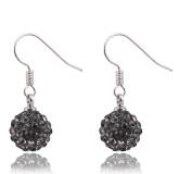 Boucles d'oreilles cristal gris Pakito