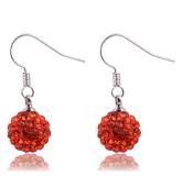 Boucles d'oreilles cristal rouge Pakota