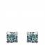 Boucles d'oreilles cristal tige argent 10 mini