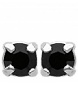 Boucles d'oreilles cristal tige argent 24