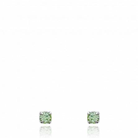 Boucles d'oreilles cristal tige argent 30