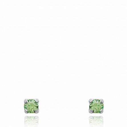 Boucles d'oreilles cristal tige argent 38