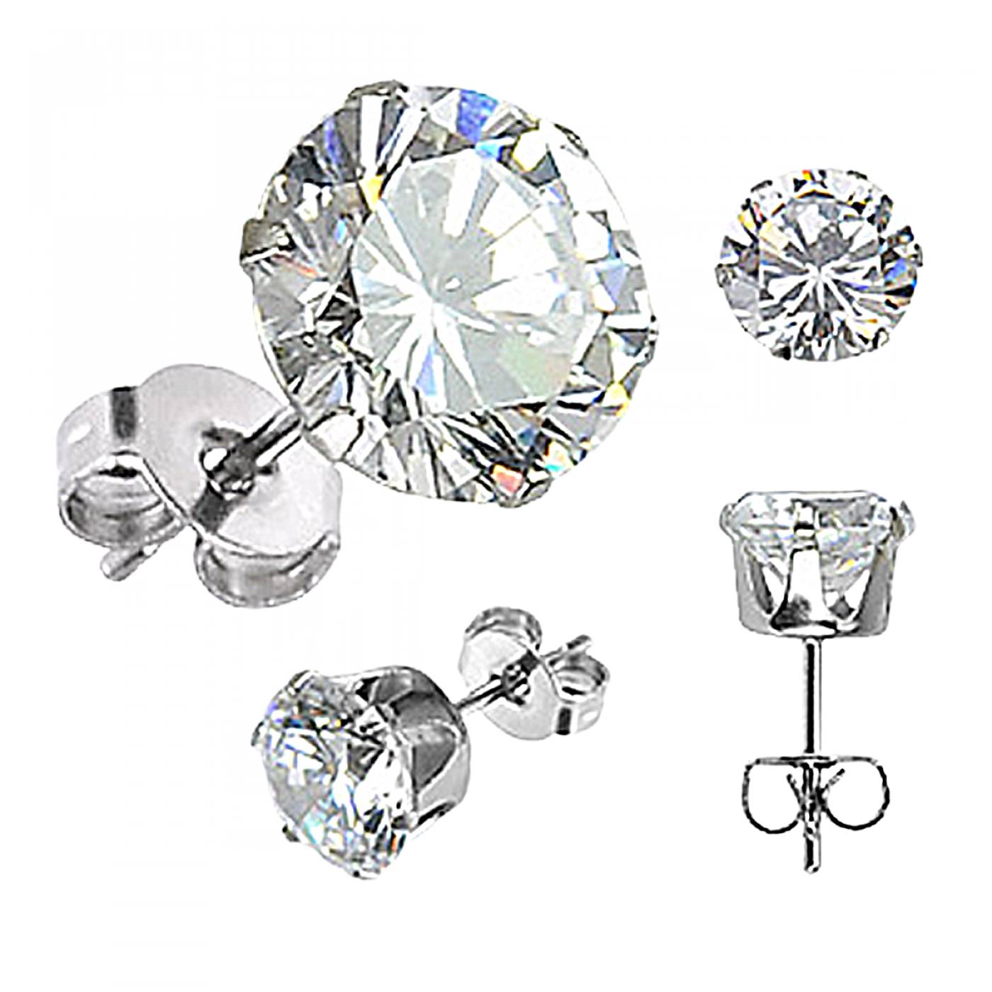 ORECCHINI A CERCHIO MONOCHROMS STRASS IN OTTONE FINITURA RODIATA Con Cristalli 460yu6bcz.36si - Foto 8