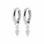 Boucles d'oreilles femme argent Aliosa créoles 2