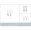 Boucles d'oreilles femme argent Carten créoles 2