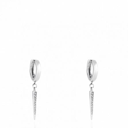 Boucles d'oreilles femme argent Chatel créoles