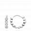 Boucles d'oreilles femme argent Colince créoles mini