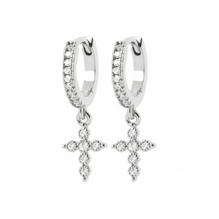 Boucles d'oreilles femme argent Denys créoles