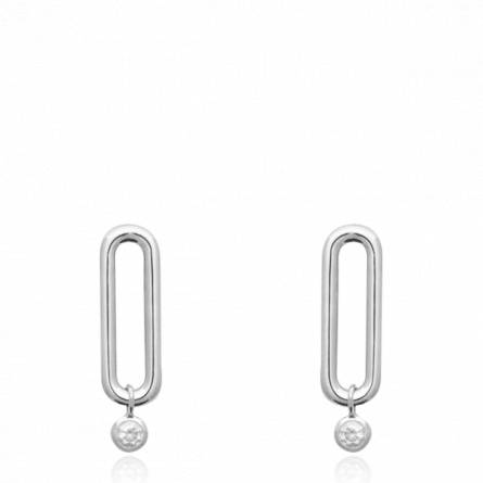 Boucles d'oreilles femme argent Gegia