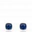 Boucles d'oreilles femme argent Geronia bleu mini