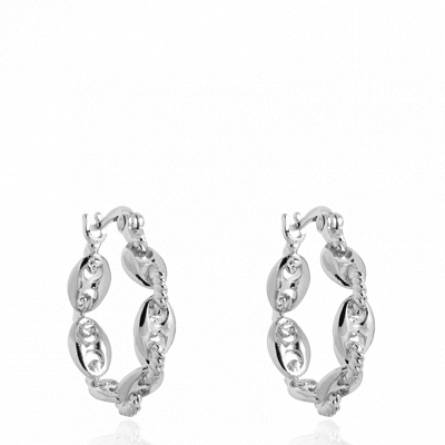 Boucles d'oreilles femme argent Ketline créoles