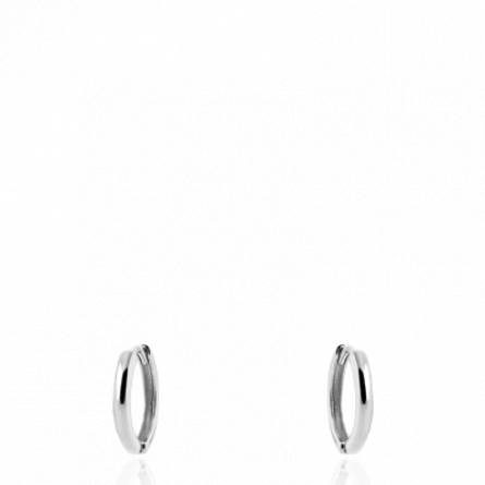 Boucles d'oreilles femme argent Khamphong créoles