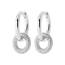 Boucles d'oreilles femme argent Kissa ronde 2