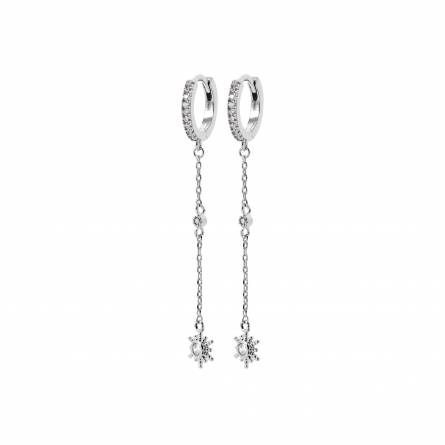 Boucles d'oreilles femme argent Legleye créoles