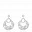 Boucles d'oreilles femme argent Mannahou ronde mini