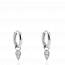 Boucles d'oreilles femme argent Marlison créoles mini