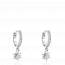 Boucles d'oreilles femme argent Massia créoles mini