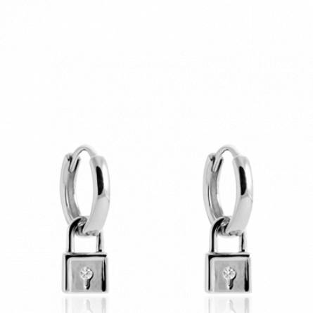 Boucles d'oreilles femme argent Muvondo créoles