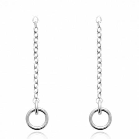 Boucles d'oreilles femme argent Nidiai