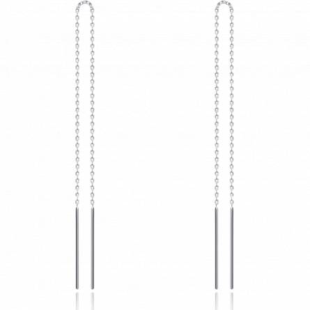 Boucles d'oreilles femme argent Proa