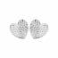 Boucles d'oreilles femme argent Shanaelle coeur 2