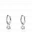 Boucles d'oreilles femme argent Siya créoles mini