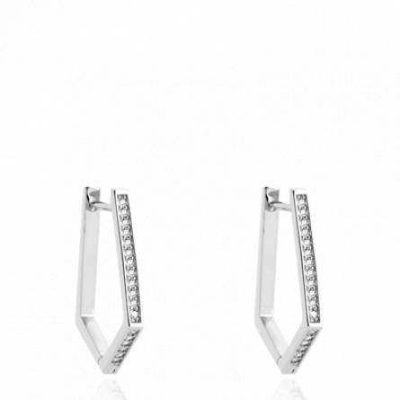 Boucles d'oreilles femme argent Tariza créoles