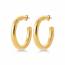Boucles d'oreilles femme métal doré Ballez ronde mini
