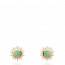 Boucles d'oreilles femme pierre Deliana Aventurine vert mini