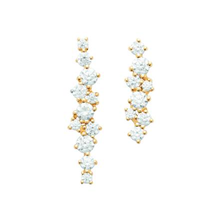 Boucles d'oreilles femme plaqué or Barteve