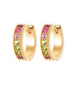 Boucles D'oreille Plaqué Or Clament