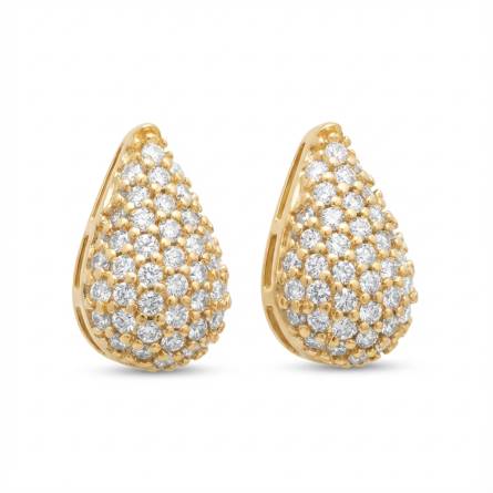 Boucles d'oreilles femme plaqué or Emmaric