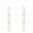 Boucles d'oreilles femme plaqué or Falema mini