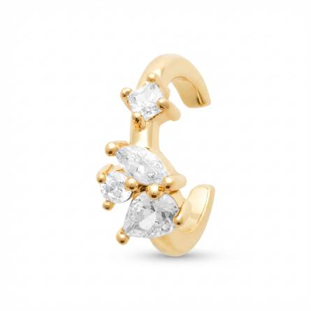 Boucles d'oreilles femme plaqué or Kattie