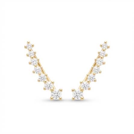 Boucles d'oreilles femme plaqué or Lumiku