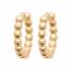 Boucles d'oreilles femme plaqué or Lyell créoles 2