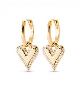 Boucles D'oreilles Coeur Osiara