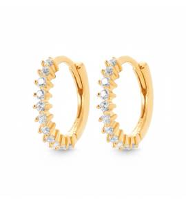 Boucles D'oreille Plaqué Or Sardya
